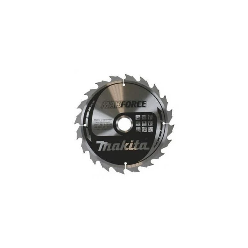 Makita T.C.T. pjūklas SPECIALIZED 136X1.5X20mm 20° T16 B-10643 T.C.T • 136 x20 mm • T16 • 20° • Medienai
