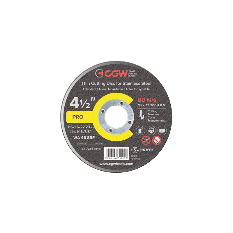 Pjovimo diskas CGW T-1 230*2.0 WA36 SBF Inox