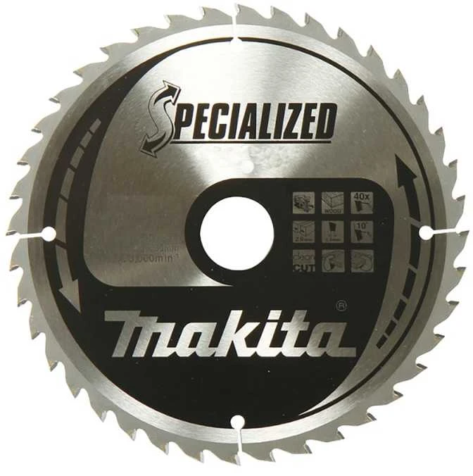 Makita B-54449 T.C.T. pjūklas 190X1.45X30mm 23° T44 SPECIALIZED akum. diskiniams pjūklams