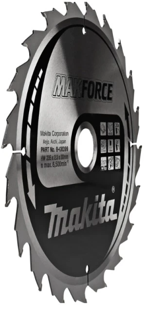 Pjovimo diskas medienai MAKITA Makforce 235x30x2,3mm 20T 20°
