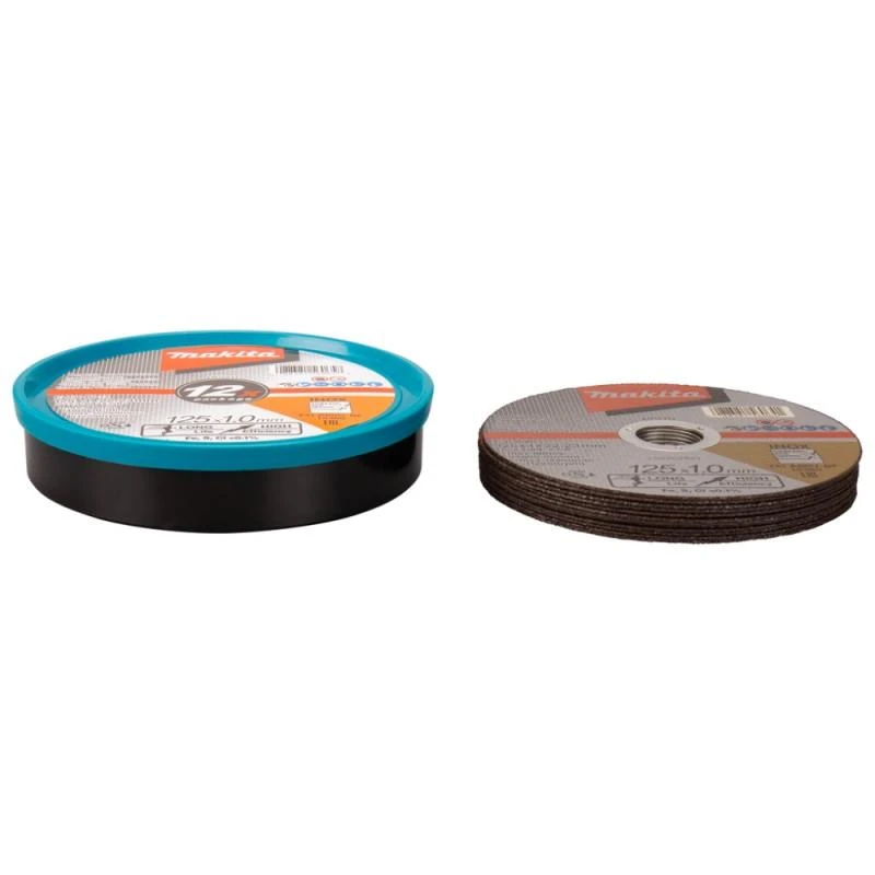 Makita Pjovimo diskas 125 X 1 MM RST/ Metalui 12Vnt E-03040-12
