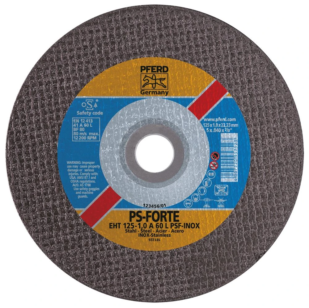 Pjovimo diskas PFERD EHT125-1.0 A60 L PSF-INOX