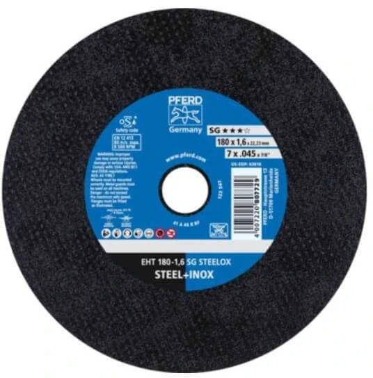 Pjovimo diskas PFERD EHT178-1,6 A46 R SG-INOX