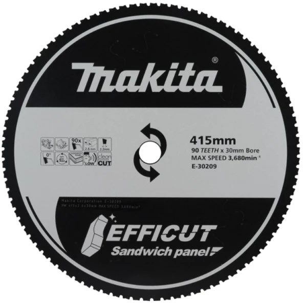 Pjovimo diskas Sandwich tipo plokštėms MAKITA 415x30x2,6mm Z90