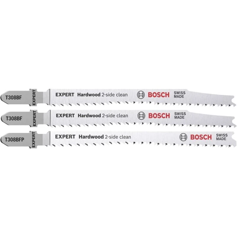 Bosch 3 siaurapj.pjūkleliai 2x T308BF, 1x T308BFP