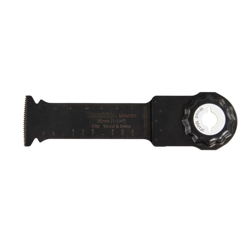 Makita Įgilinamieji pjovimo diskai 32mm B-66400 Starlock Max • 20 TPI • BiM • MAM001 • medžiui, metalui