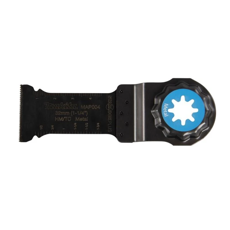 Makita DAUGIAUSIAS ĮRANKIS ĮGLIAMUOJU PJŪKLUO DISKAS 32 mm B-66357 Starlock Plus • 23 TPI • TC / HM • MAP004 • Metalui