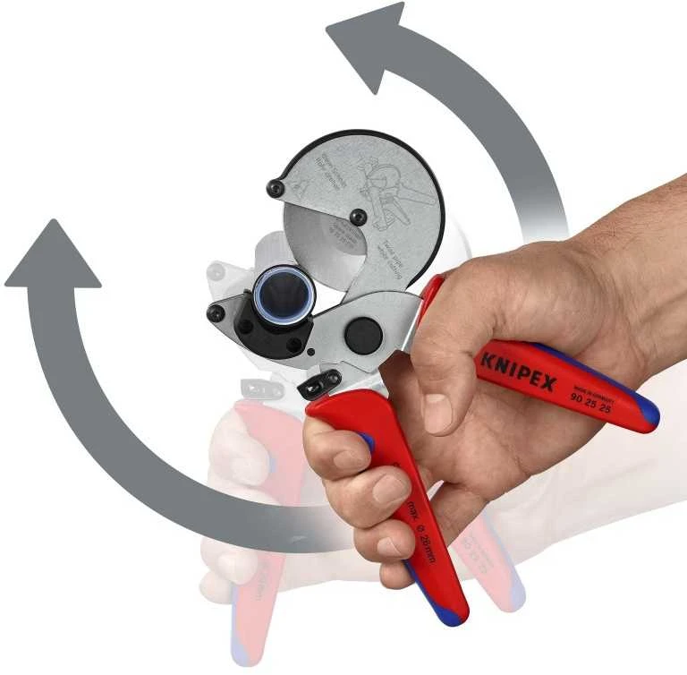 Plastikinių vamzdžių kirpimo replės KNIPEX 9025