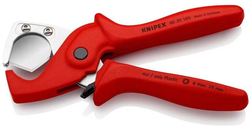 Plastikinių vamzdžių kirpimo replės KNIPEX 9020 185mm