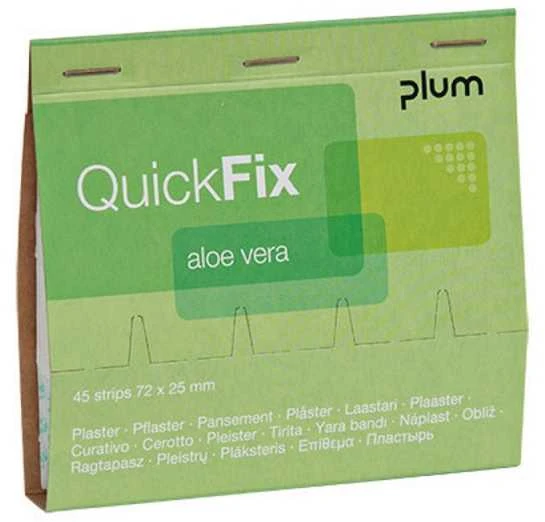 Pleistrai PLUM QuickFix Aloe Vera, 45vnt.