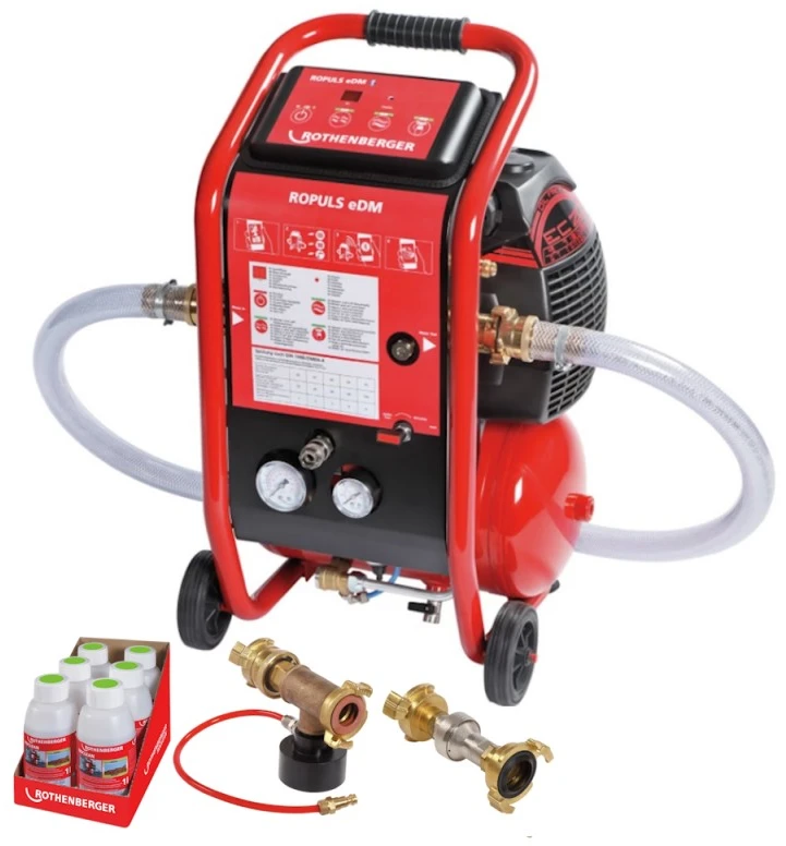 Plovimo kompresorius ROTHENBERGER Ropuls eDM Set Roclean
