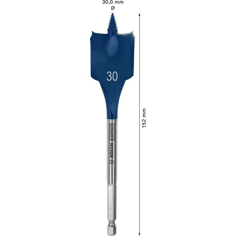 Bosch Plokščias frez.grąžtas su centr.grąžtu, 30x152