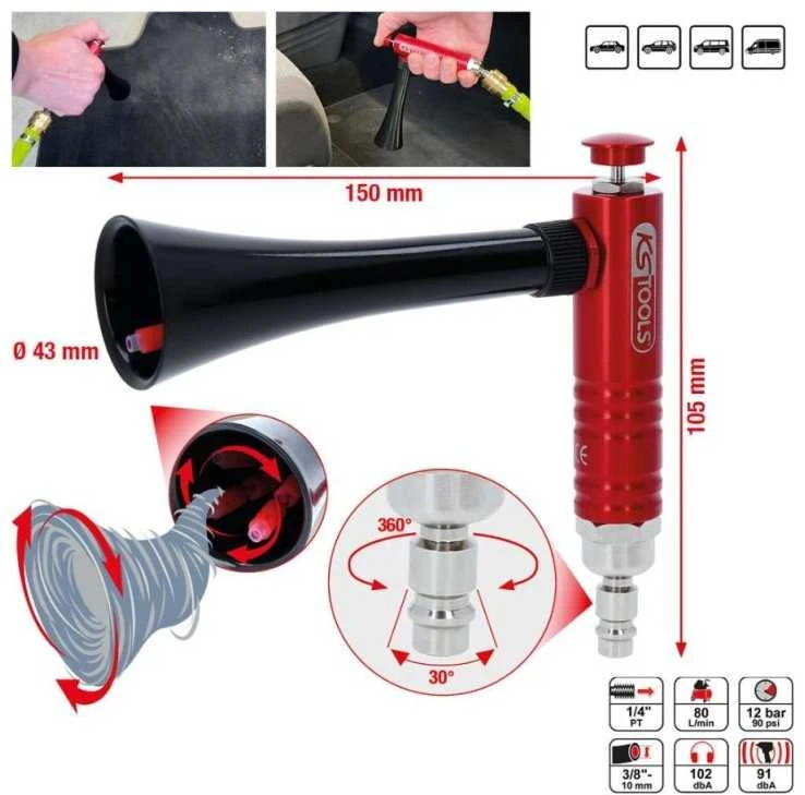 Pneumatinis išpūtimo pistoletas KS TOOLS