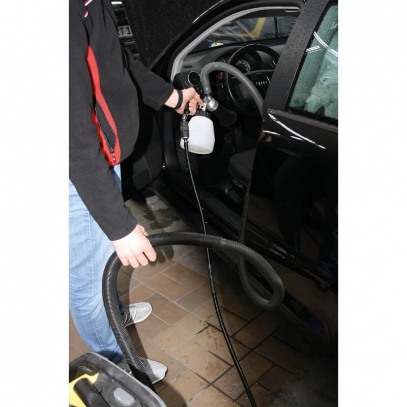 Pneumatinis valymo pistoletas su nusiurbimo žarnomis KS TOOLS