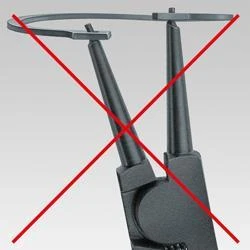 Preciziškos replės išoriniams žiedams KNIPEX 4921A11