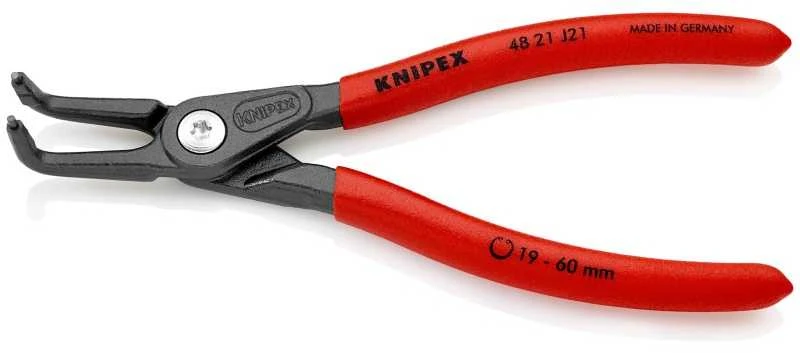 Preciziškos replės vidiniams žiedams KNIPEX 4821J21