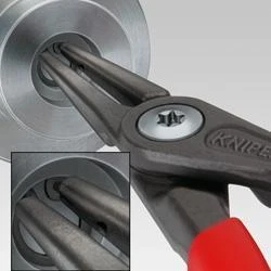 Preciziškos replės vidiniams žiedams KNIPEX 4811J4