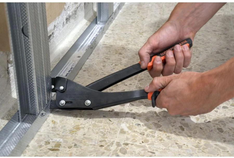 Edma Profilių sujungimo replės, dvirankės 1+1mm. 350 mm