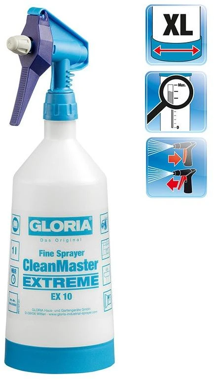 Purkštuvas valymo chemijai GLORIA CleanMaster EX 1,0L