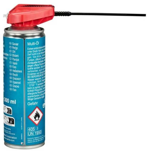 Universali alyva MAKITA 1910U9-1, 300 ml, tinka gyvatvorių žirklėms, sekatoriams