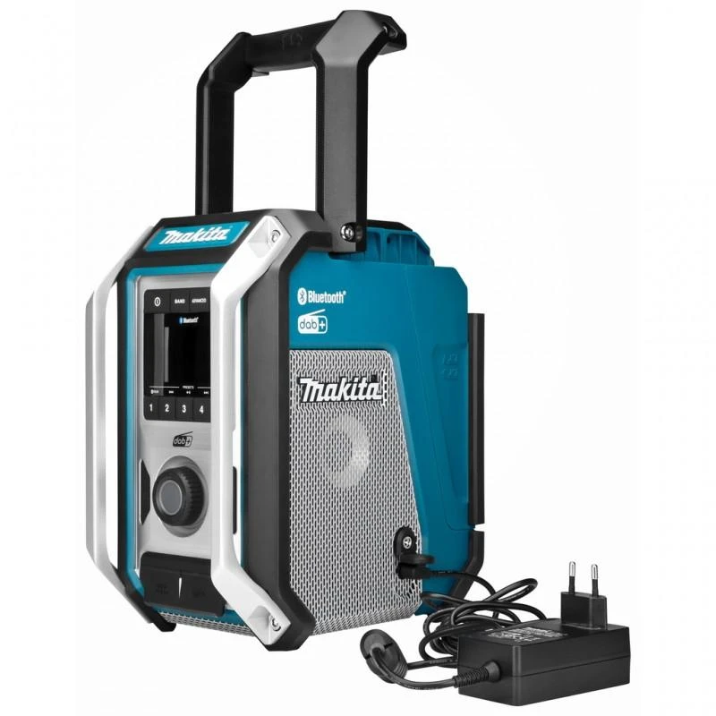 Makita DMR115 Radijas, CXT (12V Max (10,8V) / LXT (18V) baterijos, Žemųjų dažnių garsiakalbis, Bluetooth ir USB, DAB/DAB+