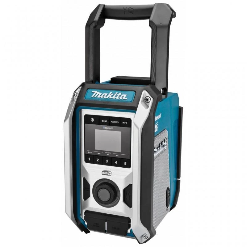 Makita DMR115 Radijas, CXT (12V Max (10,8V) / LXT (18V) baterijos, Žemųjų dažnių garsiakalbis, Bluetooth ir USB, DAB/DAB+