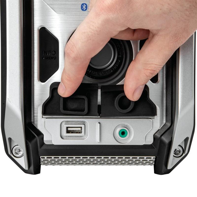 Radijas Makita DMR114B (su Bluetooth, USB, MP3 jungtimis, sub-woofer)