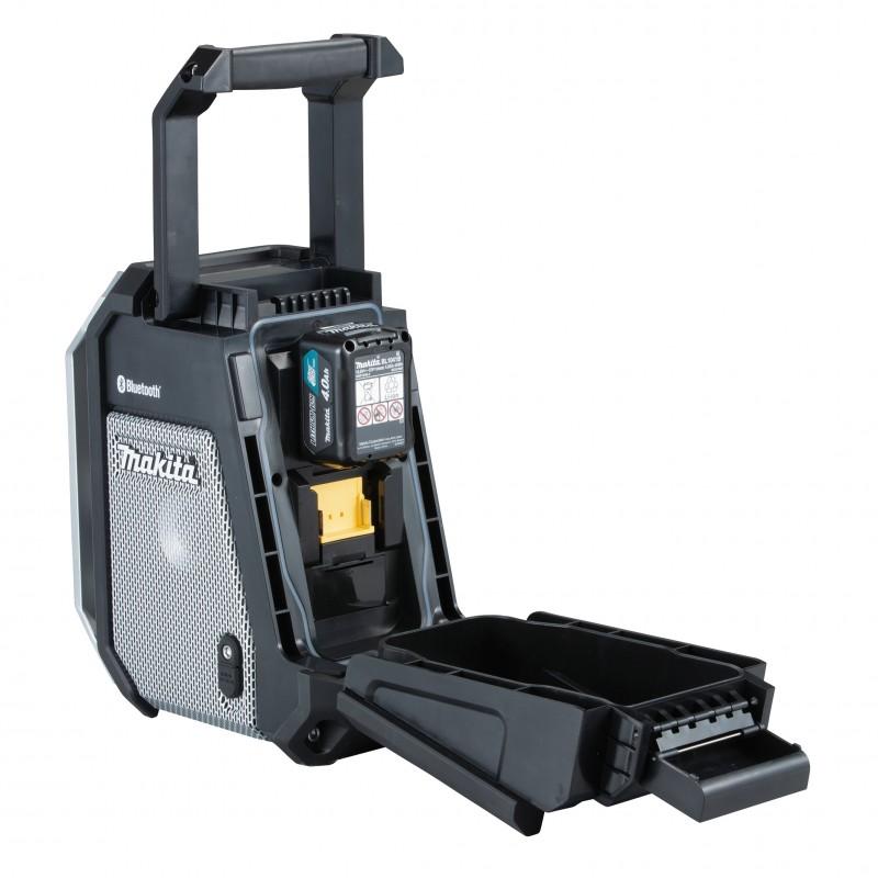 Radijas Makita DMR114B (su Bluetooth, USB, MP3 jungtimis, sub-woofer)