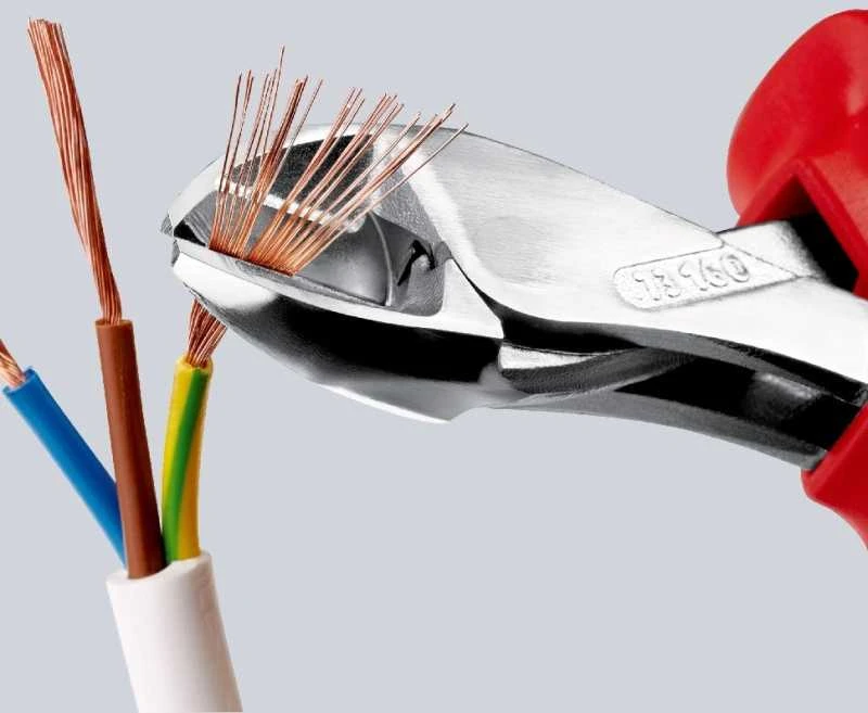 Žnyplės šoninio kirpimo X-Cut 160mm VDE, Knipex