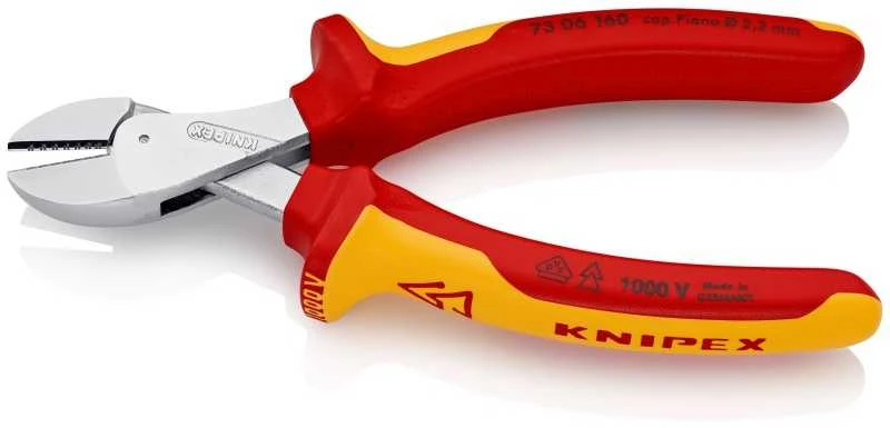 Žnyplės šoninio kirpimo X-Cut 160mm VDE, Knipex