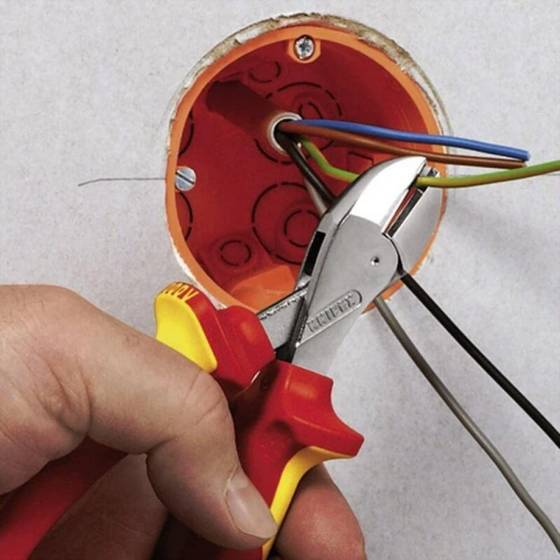 Žnyplės šoninio kirpimo X-Cut 160mm VDE, Knipex