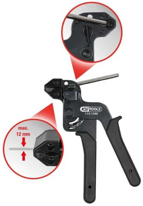 Replės metaliniams užtempėjams KS TOOLS