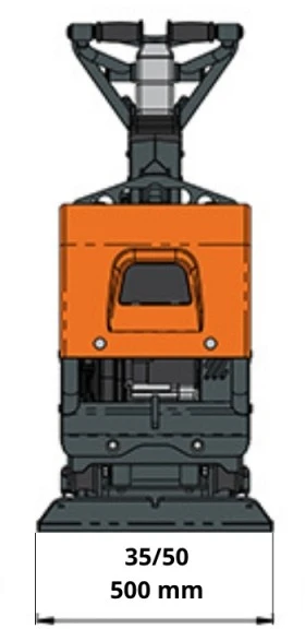 Dvikryptė vibroplokštė ALTRAD RPX35/50 180 kg