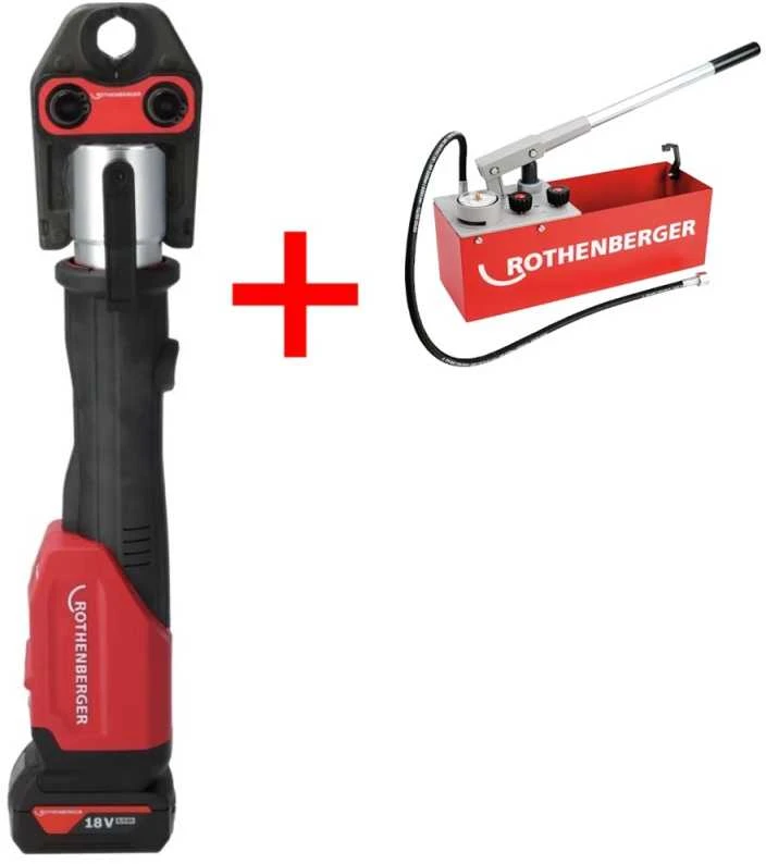 Rothenberger Romax 4000 akumuliatorių rinkinys U16-20-25mm 4Ah AMPShare