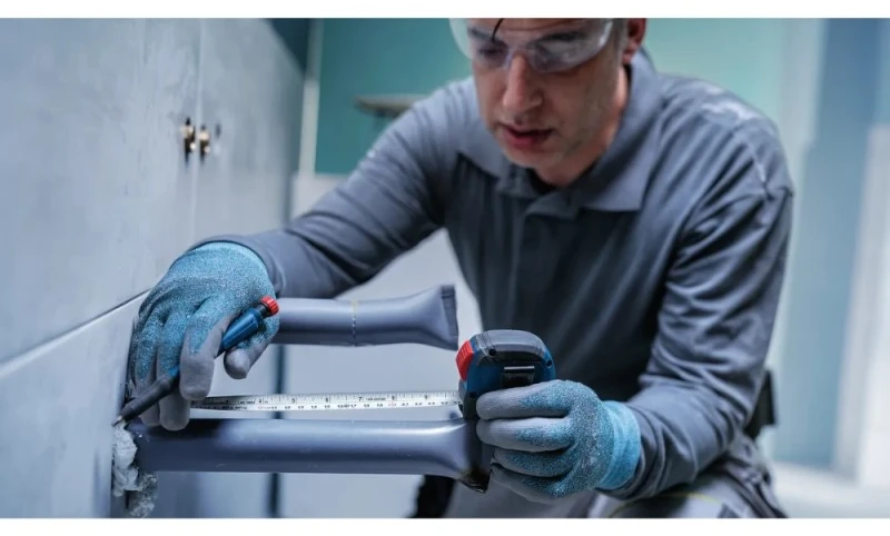 Bosch Matavimo juosta 3m su automatiniu fiksavimu