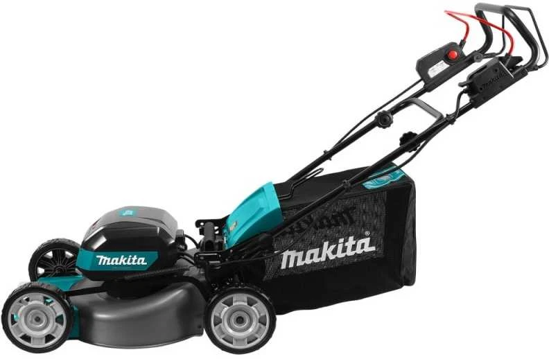 Makita LM001GT202 Cordless LawnMower 40Vmax, XGT, 48cm, 2X5,0Ah Li-ion DC40RC, BL-motor, Self-propelled, 4 in 1 (Cutting/Collecting/Mulching/Side/rear discharge) Steel deck