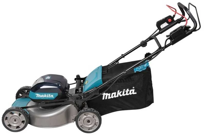 Makita LM001GZ01 Cordless LawnMower 40Vmax, XGT, 48cm, BL-motor, Self-propelled, 4 in 1 (Cutting/Collecting/Mulching/Side/rear discharge) Steel deck, be akumuliatoriaus ir kroviklio