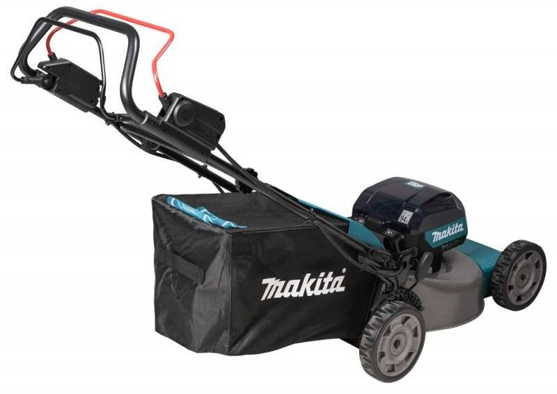 Makita LM001GZ01 Cordless LawnMower 40Vmax, XGT, 48cm, BL-motor, Self-propelled, 4 in 1 (Cutting/Collecting/Mulching/Side/rear discharge) Steel deck, be akumuliatoriaus ir kroviklio