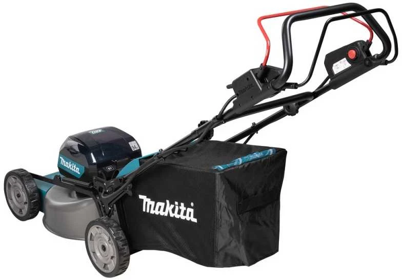 Makita LM001GZ01 Cordless LawnMower 40Vmax, XGT, 48cm, BL-motor, Self-propelled, 4 in 1 (Cutting/Collecting/Mulching/Side/rear discharge) Steel deck, be akumuliatoriaus ir kroviklio