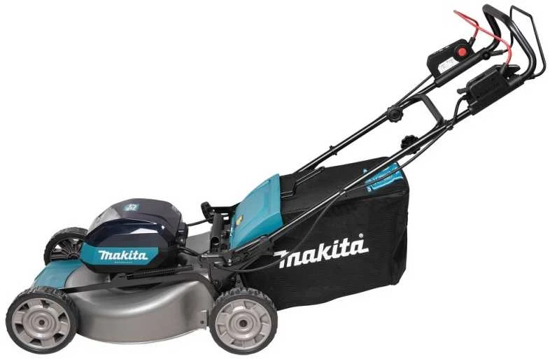 Makita LM002GZ01 Cordless LawnMower 40Vmax XGT, 53cm, BL-motor, Self-propelled, 4 in 1 (Cutting/Collecting/Mulching/Side discharge) Steel deck, be akumuliatoriaus ir kroviklio