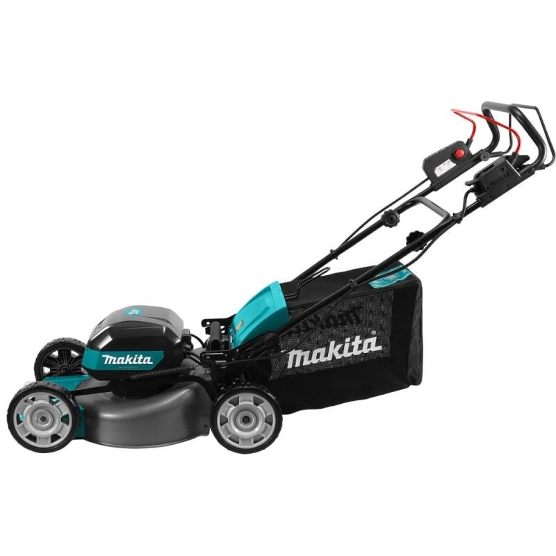 Makita LM002GT202 Cordless LawnMower 40Vmax XGT, 53cm, 2X5,0Ah Li-ion DC40RC, BL-motor, Self-propelled, 4 in 1 (Cutting/Collecting/Mulching/Side discharge) Steel deck!