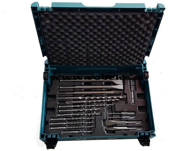 Makita 17 dalių grąžtų ir kaltų rinkinys B-52059 SDS-PLUS