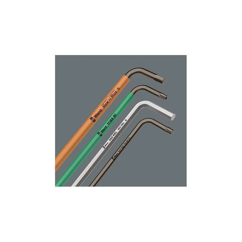 Wera L-raktų rinkinys, metrinis, chromuotas 950 PKS/9 SM N