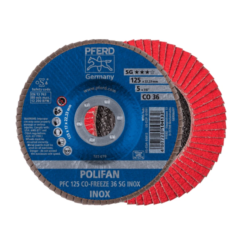 Šlifavimo diskas PFERD PFC125 CO-Freeze SG Inox 80