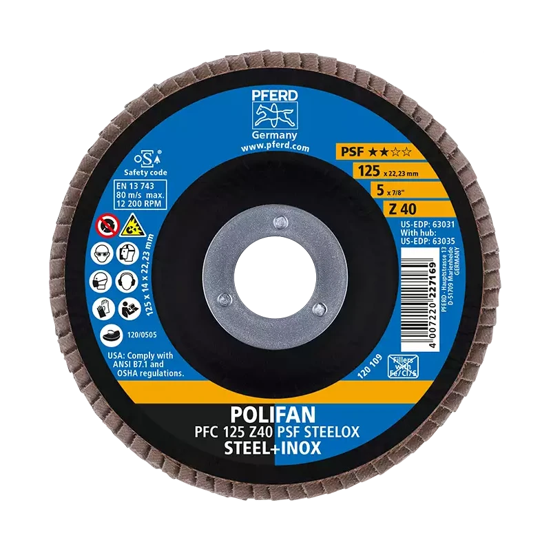 Šlifavimo diskas PFERD PFC125 Z PSF 120