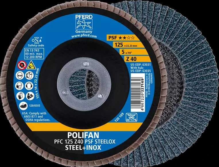 Šlifavimo diskas PFERD PFC125 Z PSF 40