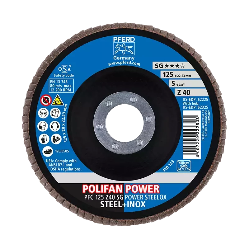 Šlifavimo diskas PFERD PFC125 SG-Power Z60