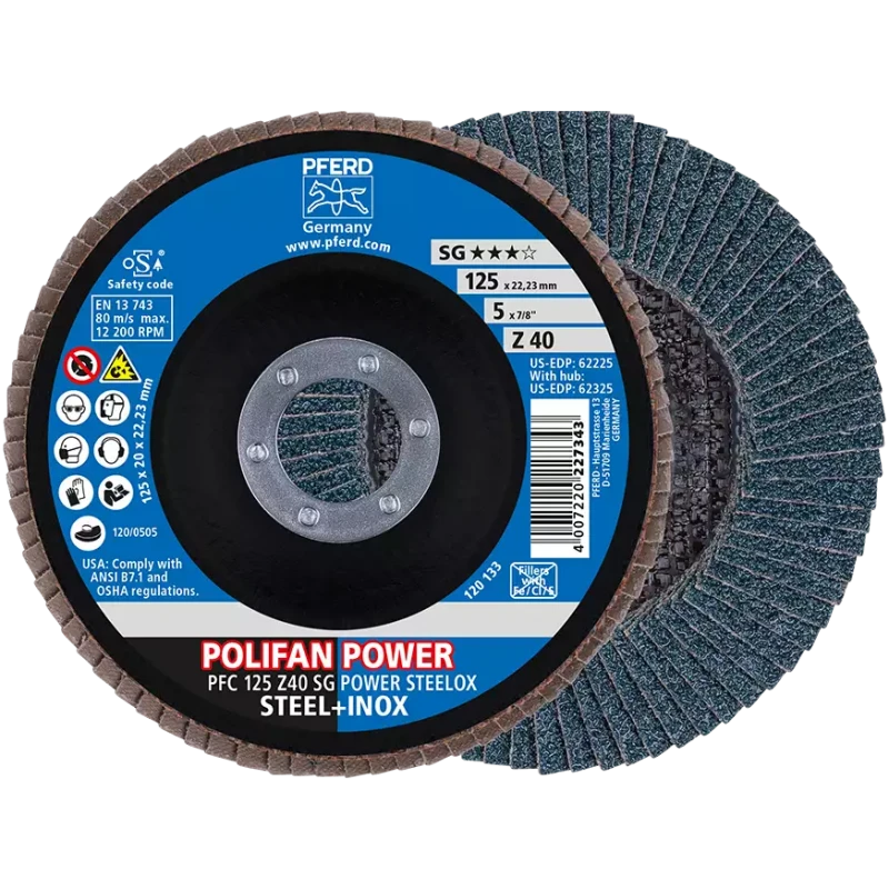 Šlifavimo diskas PFERD PFC125 SG-Power Z60