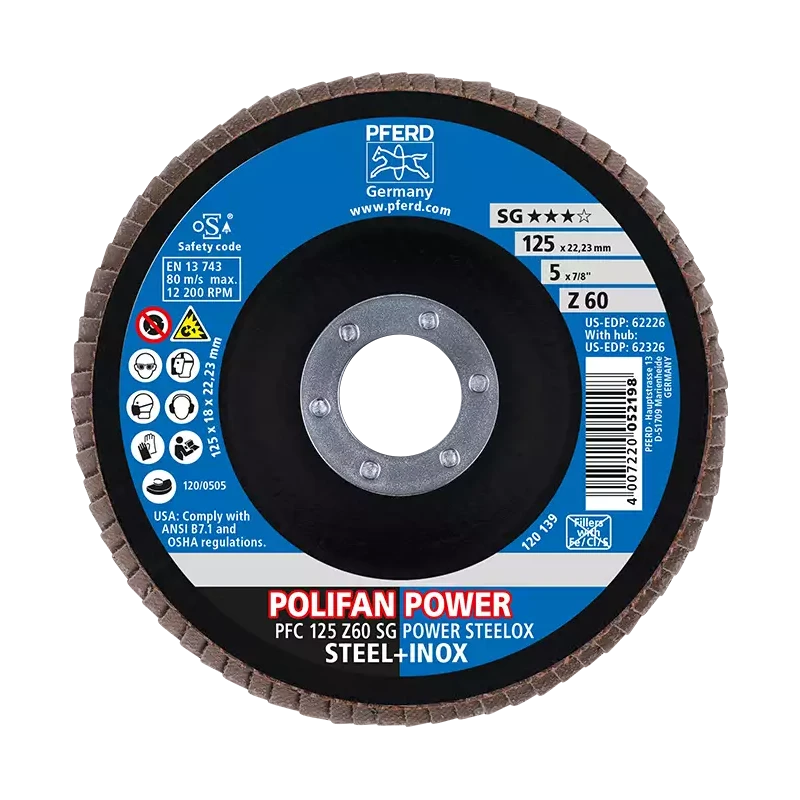 Šlifavimo diskas PFERD PFC125 SG-Power Z60