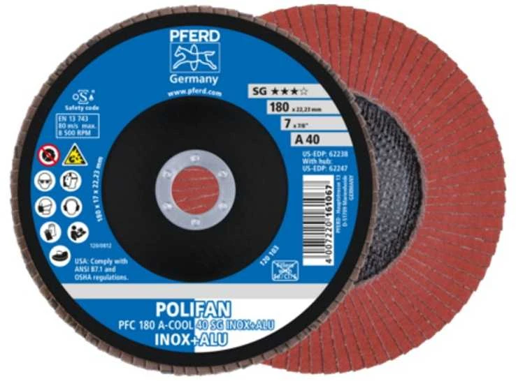 Šlifavimo diskas PFERD PFC180 SG-Cool A40